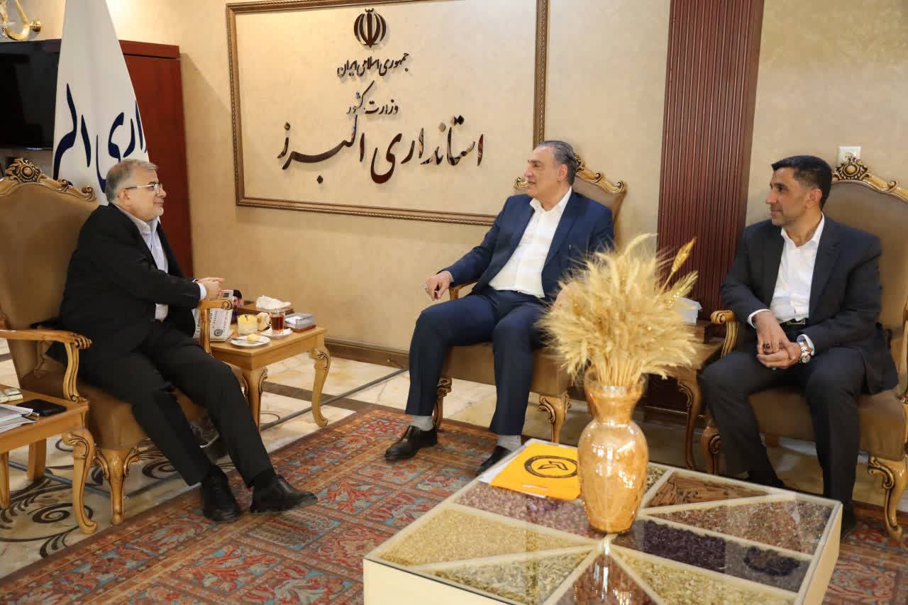ضیایی در دیدار با استاندار البرز: حمایت از کارآفرینان، محور همکاری صندوق و استان