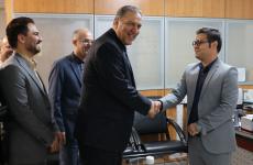 دیدار صمیمانه مدیرعامل با کارکنان مستقر در ساختمان مرکزی صندوق