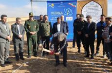 ۳ نیروگاه خورشیدی یک مگاواتی در شهرستان کوثر استان اردبیل کلنگ زنی شد