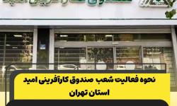 اطلاعیه/ نحوه فعالیت صندوق کارآفرینی امید در استان تهران در روزهای نهم و دهم آذرماه ۱۴۰۴
